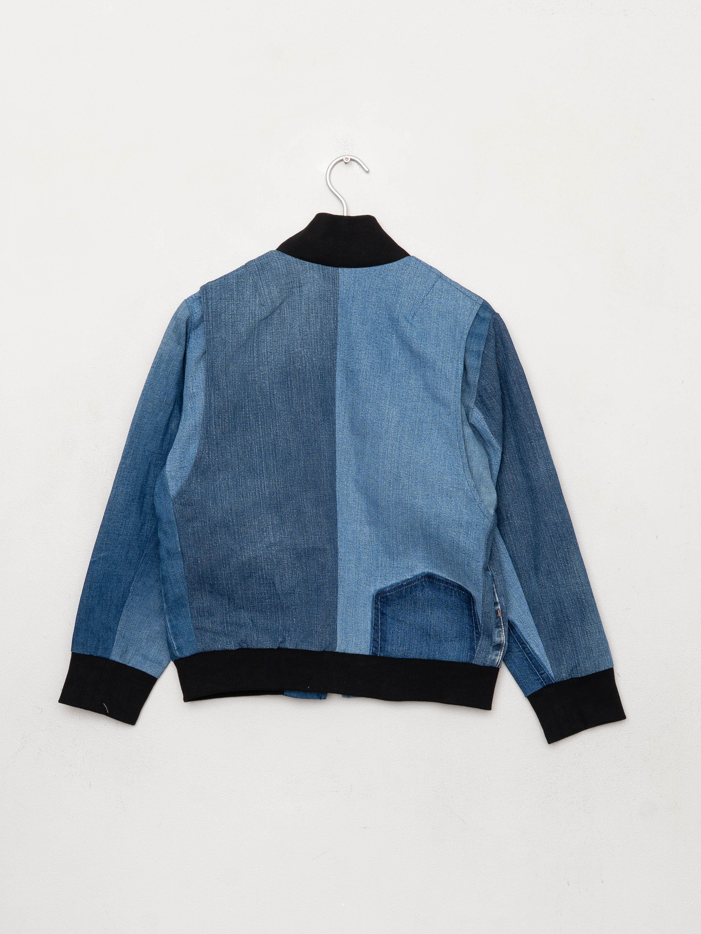 The Veda Denim Bomber Jacket - Small