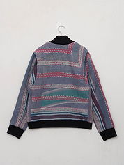 The Veda Quilted One-of-a-Kind Bomber Jacket - Large
