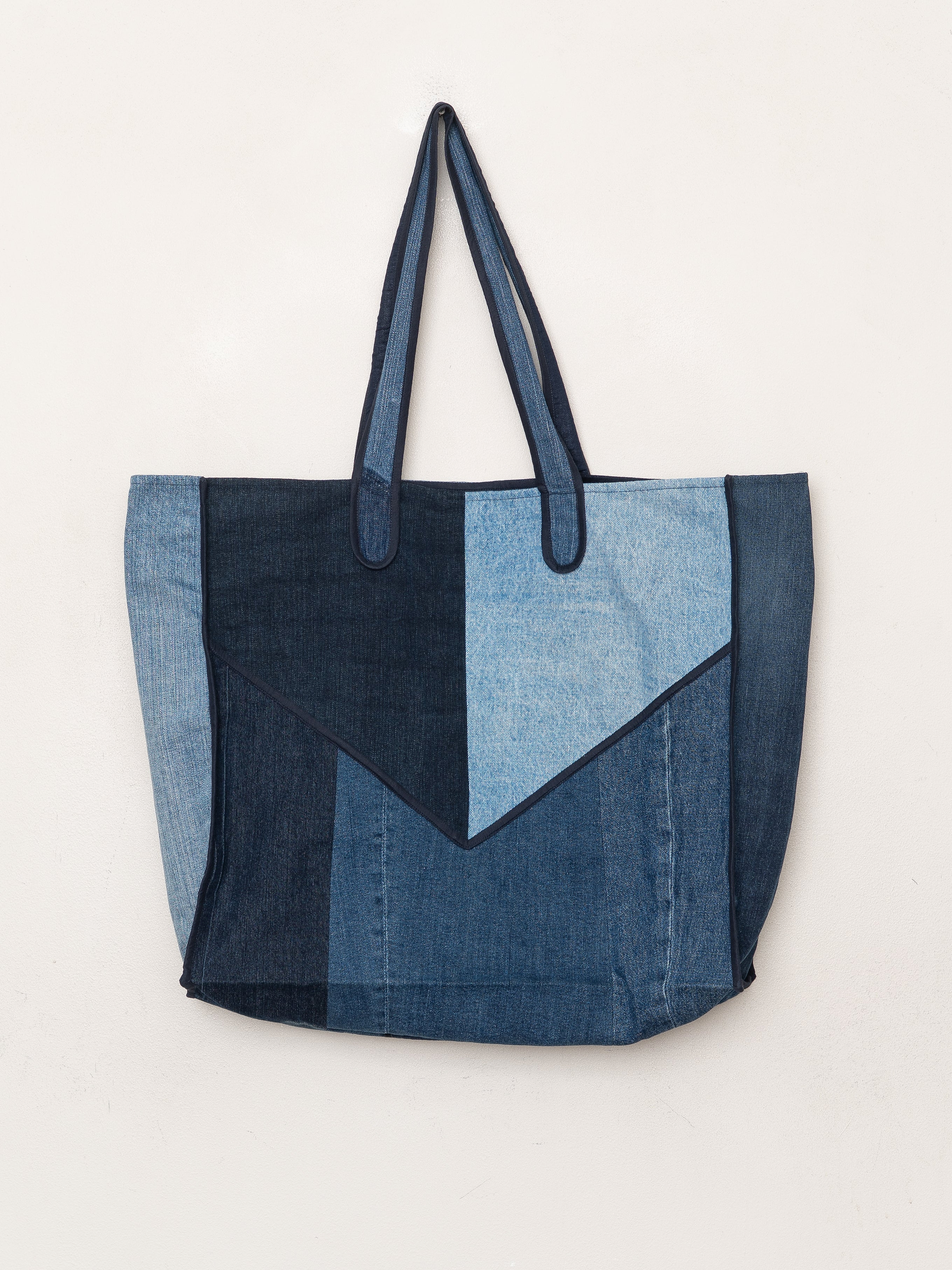 The Pasha Carryall Denim Tote Bag