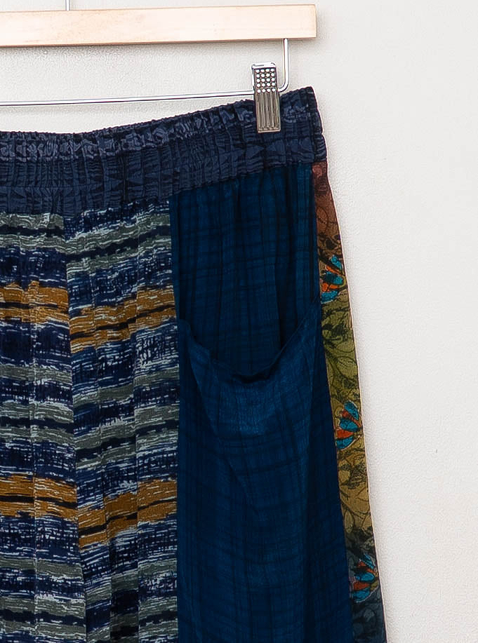 The Nayan Pant - Medium - Upcycled Silk
