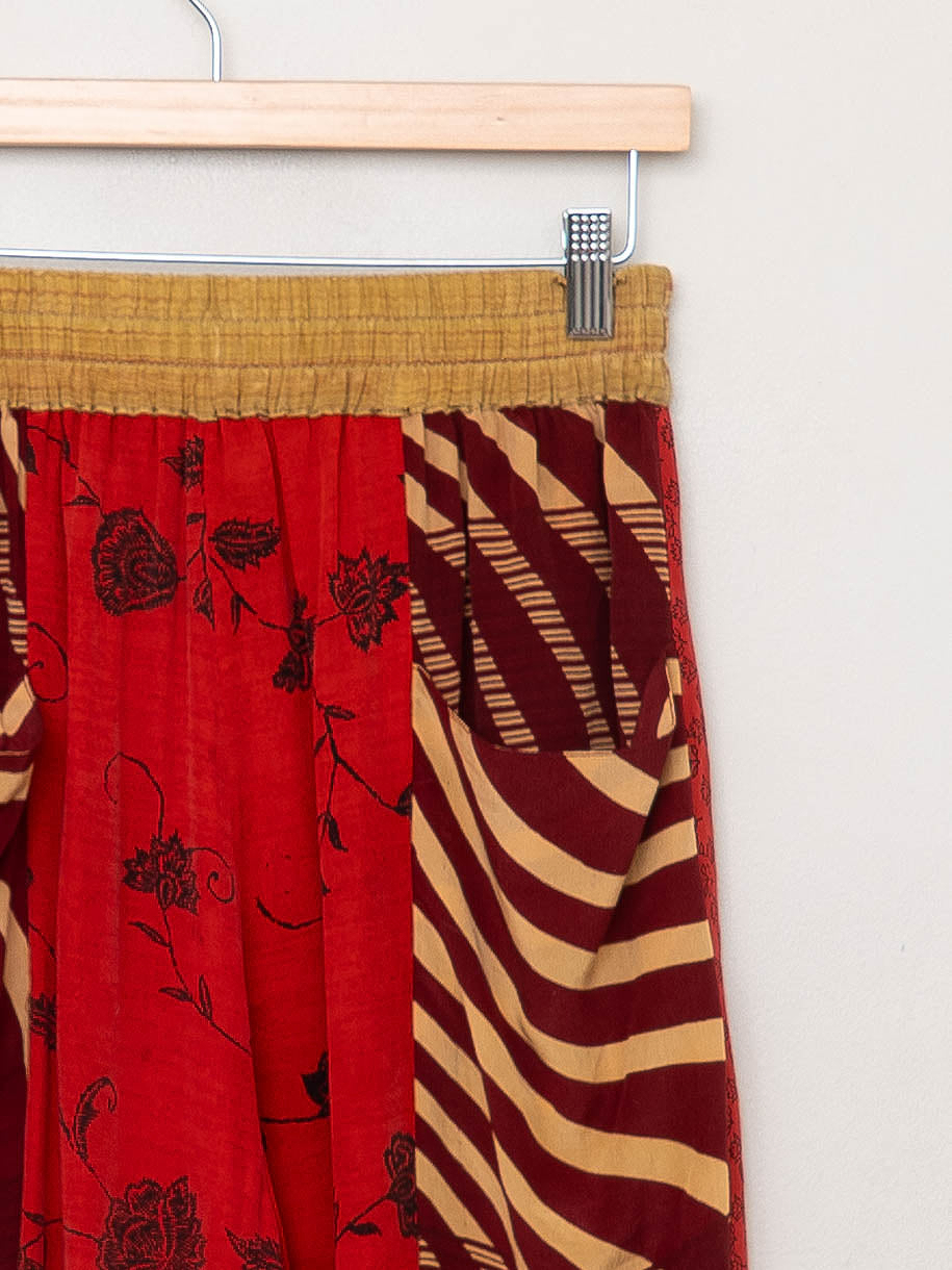 The Nayan Pant - Small - Upcycled Silk