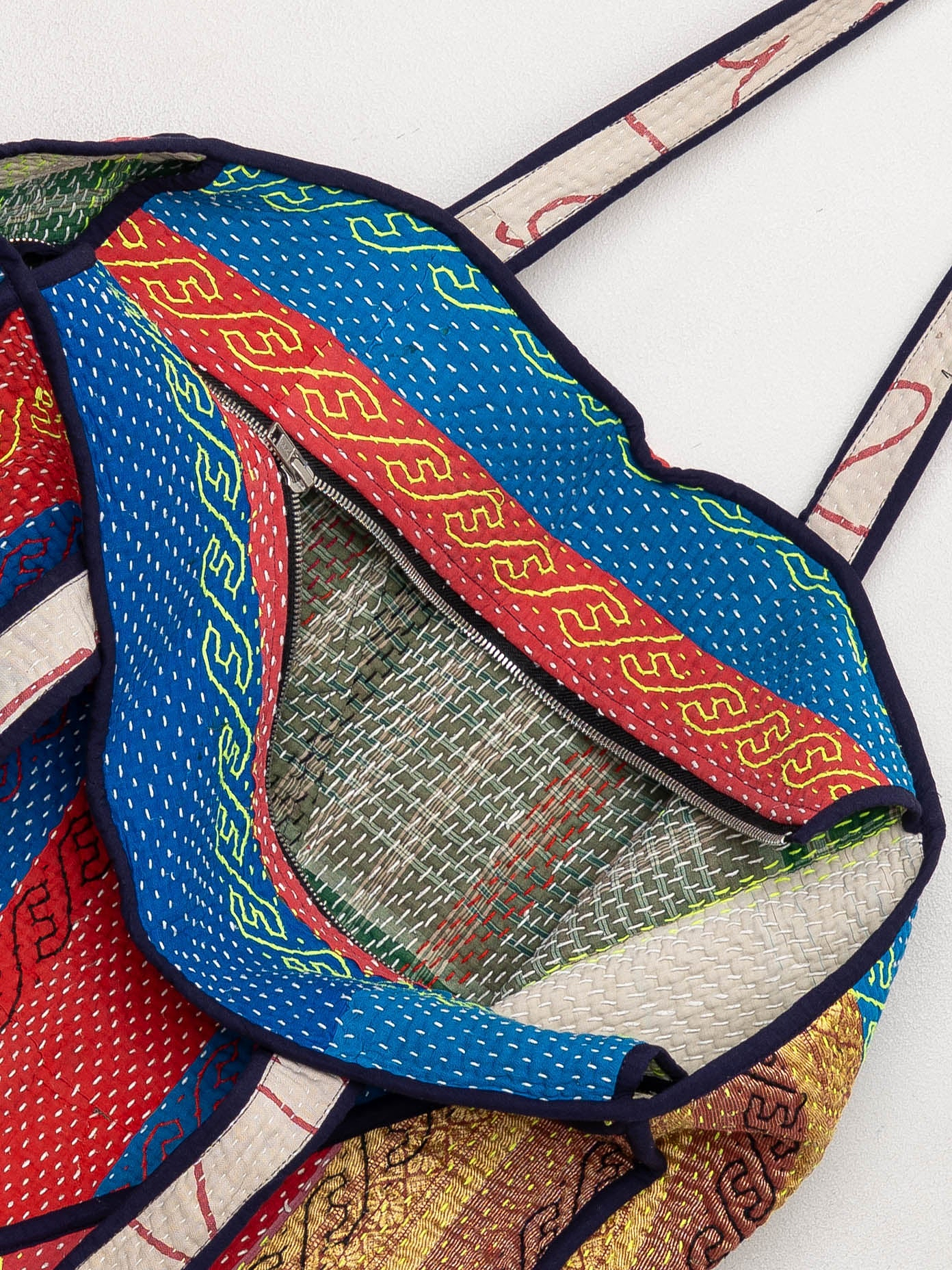 The Raksa Quilted Kantha Bag