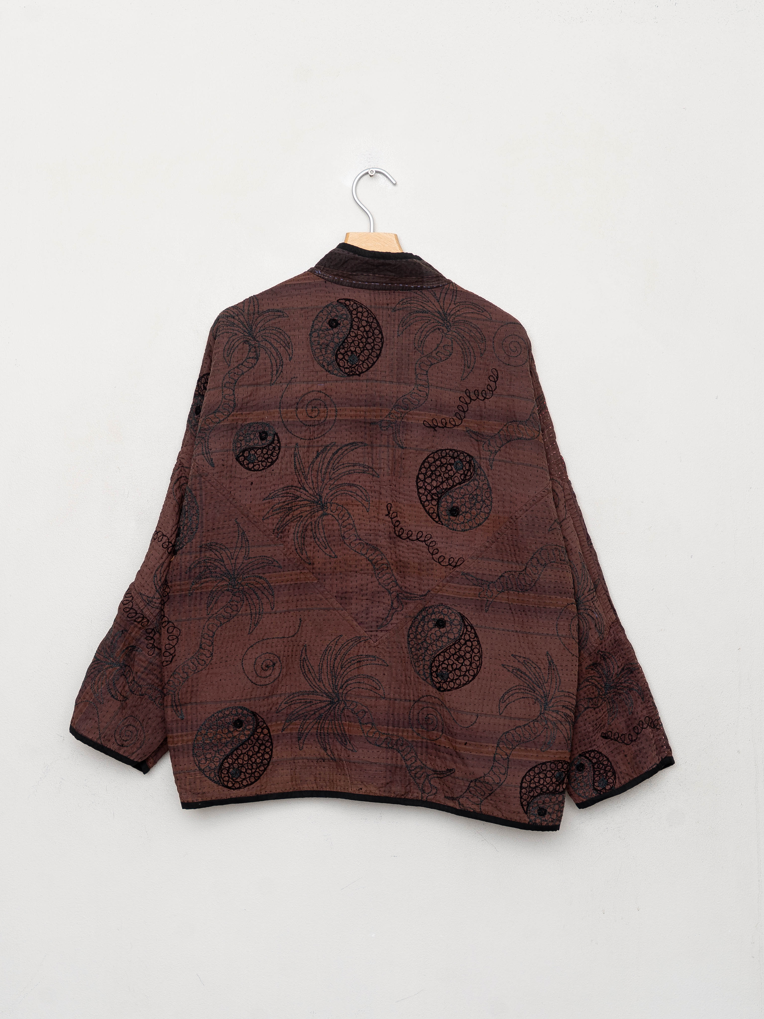 The Ladhiya Quilted Suzani Kantha Jacket