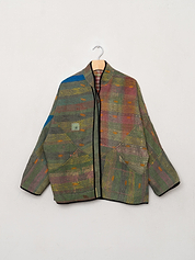 The Ladhiya Quilted Patchwork Kantha Jacket Wholesale