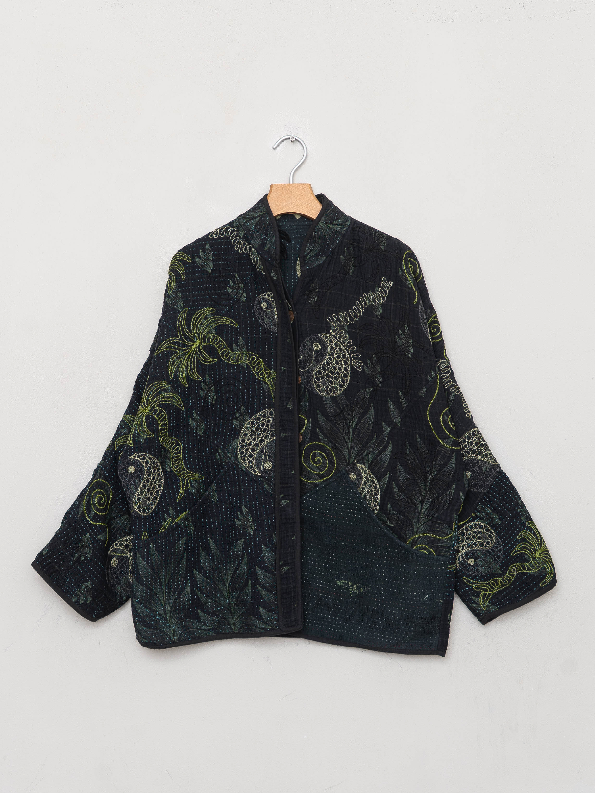 The Ladhiya Suzani Quilted Kantha Jacket
