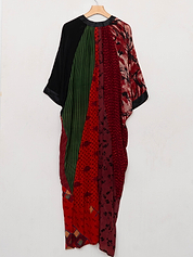 The Simmy Long Dress  - One Size - Upcycled Silk