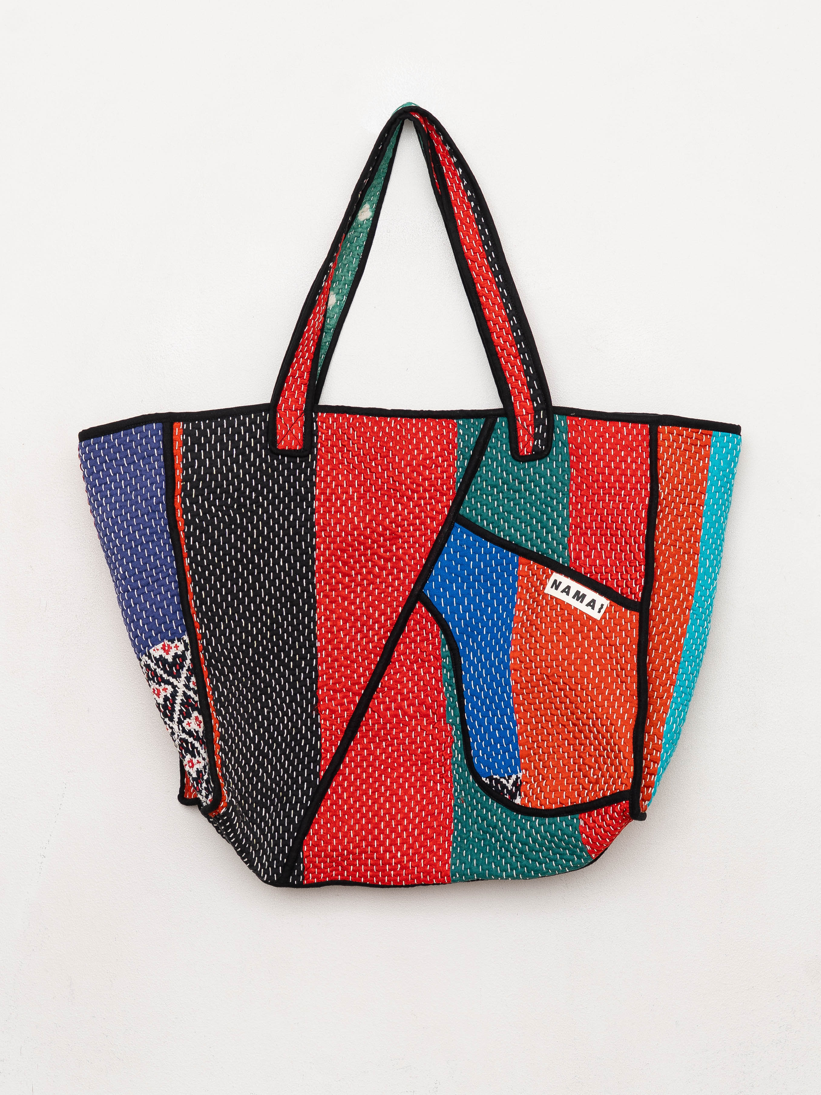 The Raksa Quilted Kantha Bag