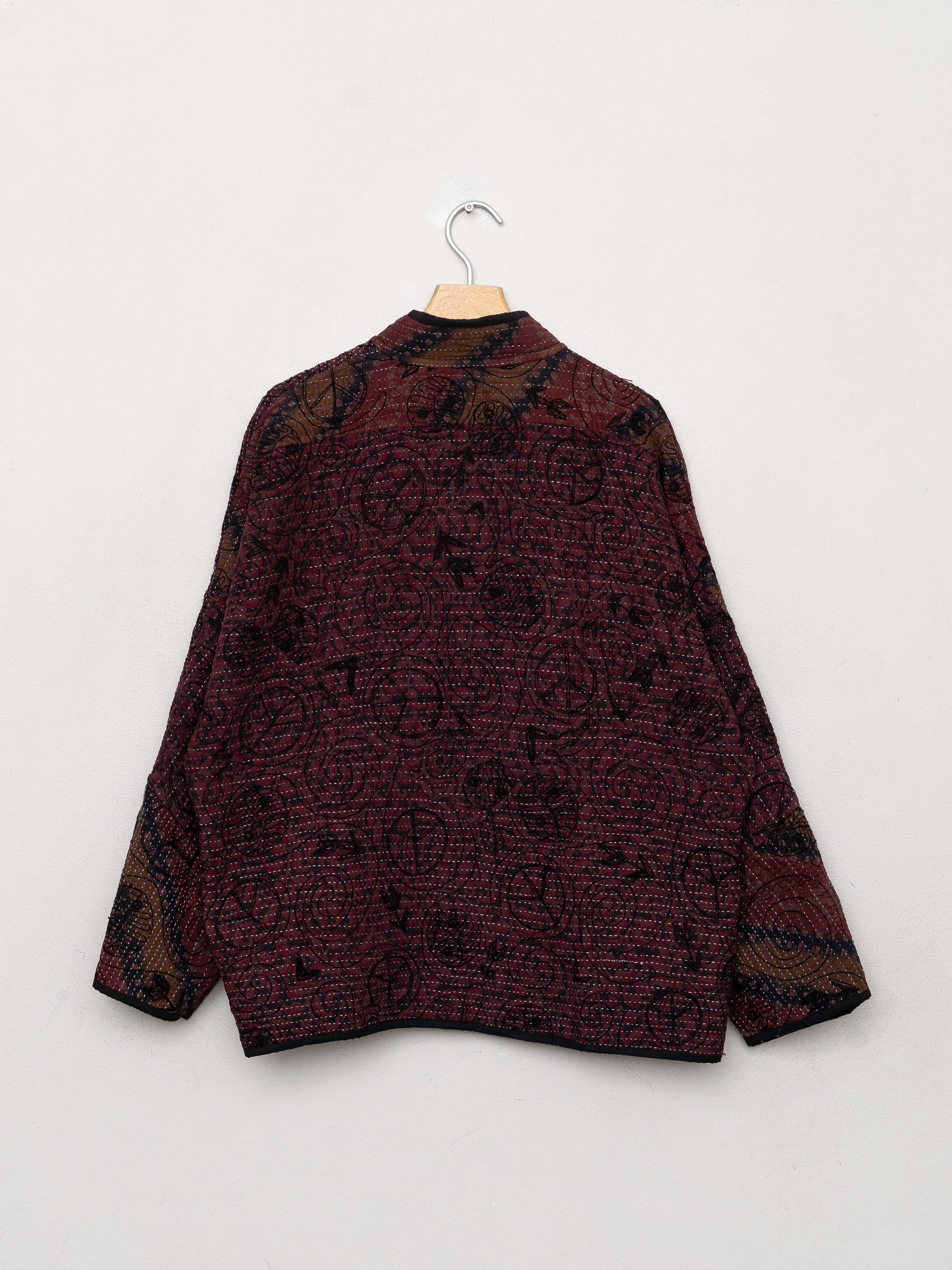 The Ladhiya Quilted Suzani Kantha Jacket