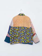 The Ladhiya Quilted Patchwork Kantha Jacket