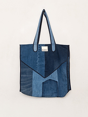 The Pasha Carryall Denim Tote Bag