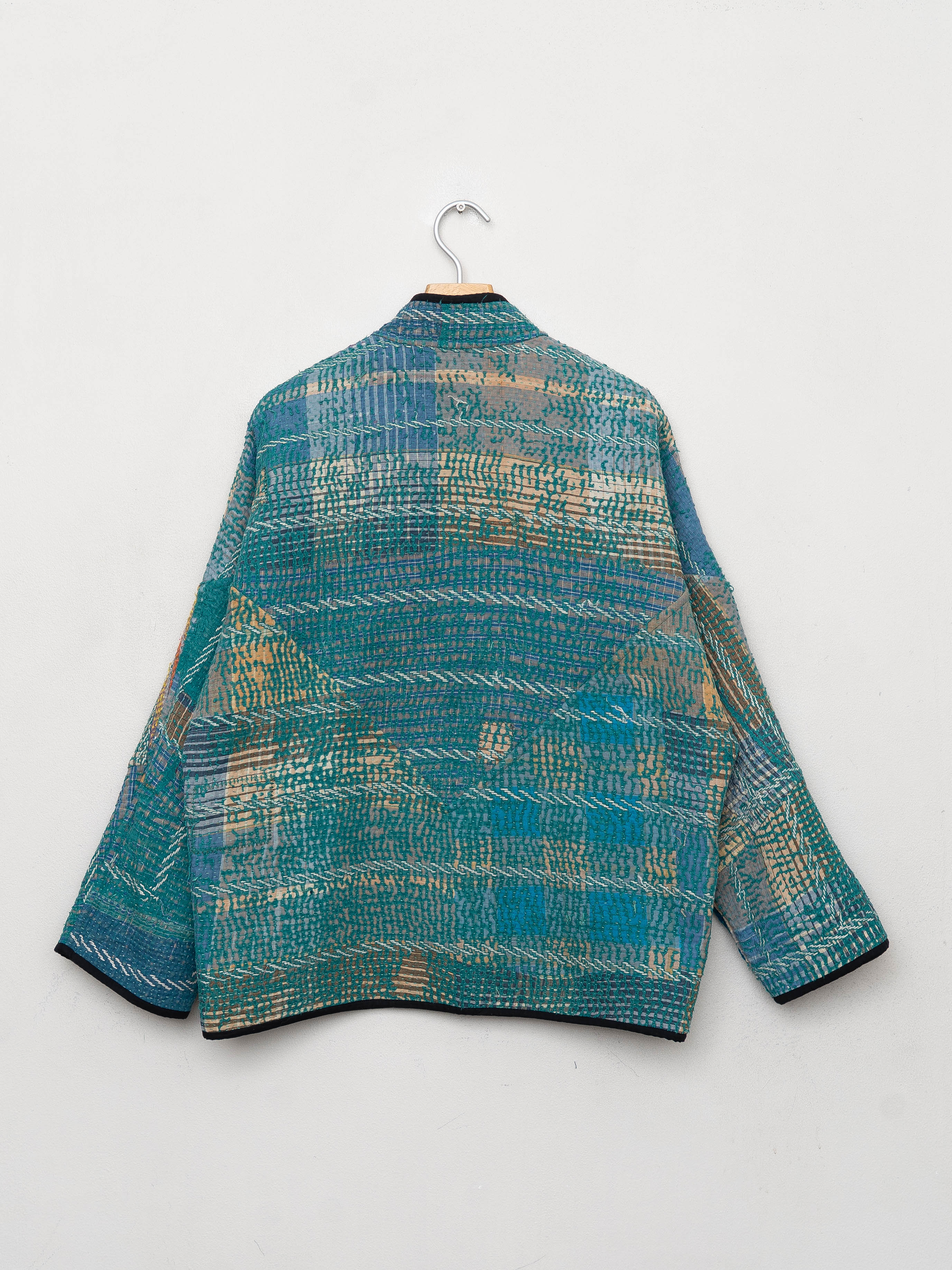 The Ladhiya Quilted Patchwork Kantha Jacket