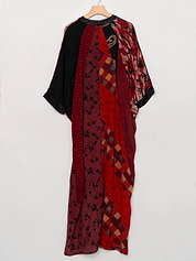 The Simmy Long Dress  - One Size - Upcycled Silk