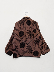 The Ladhiya Quilted Suzani Kantha Jacket