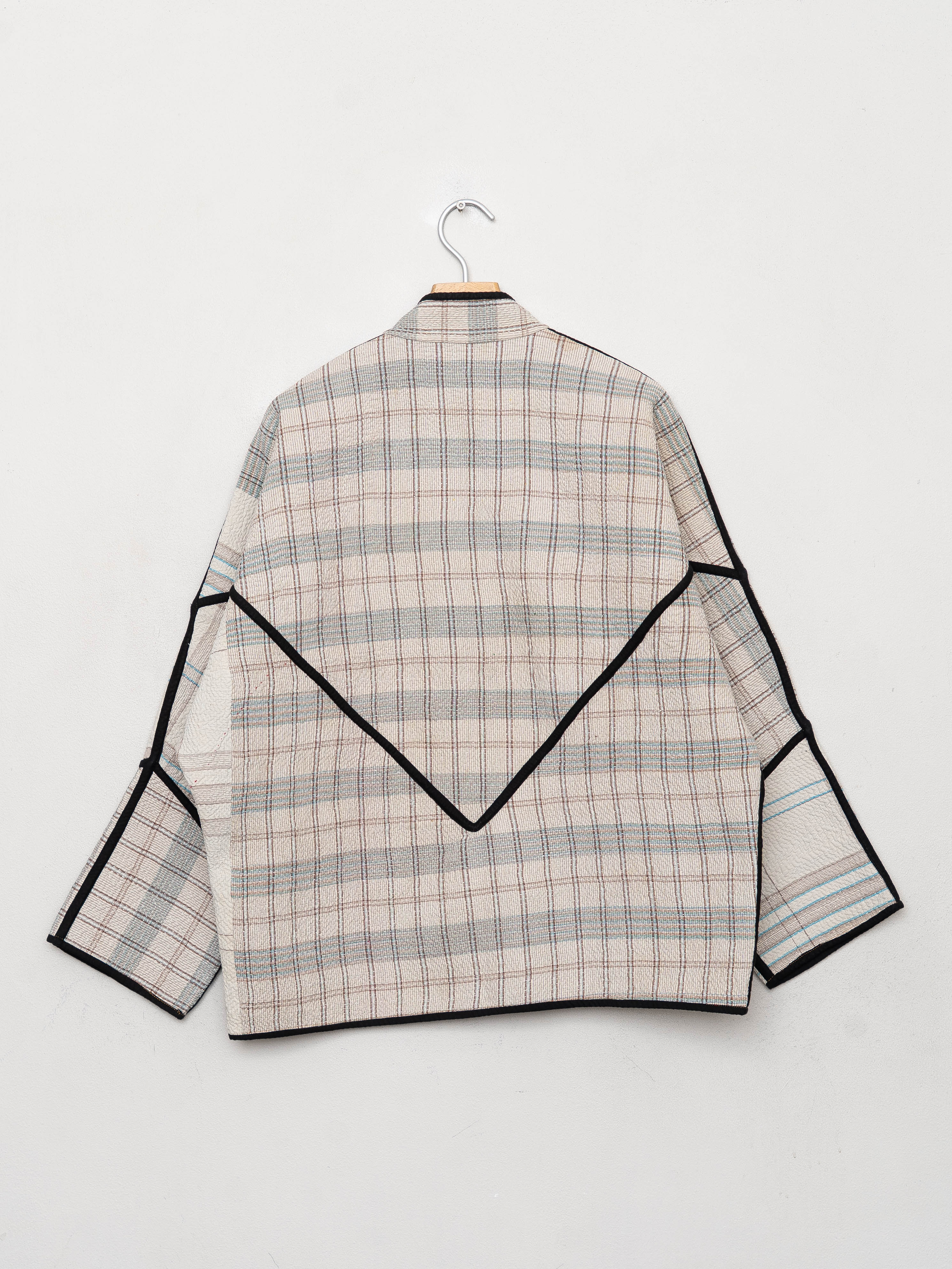 The Ladhiya Quilted Patchwork Kantha Jacket