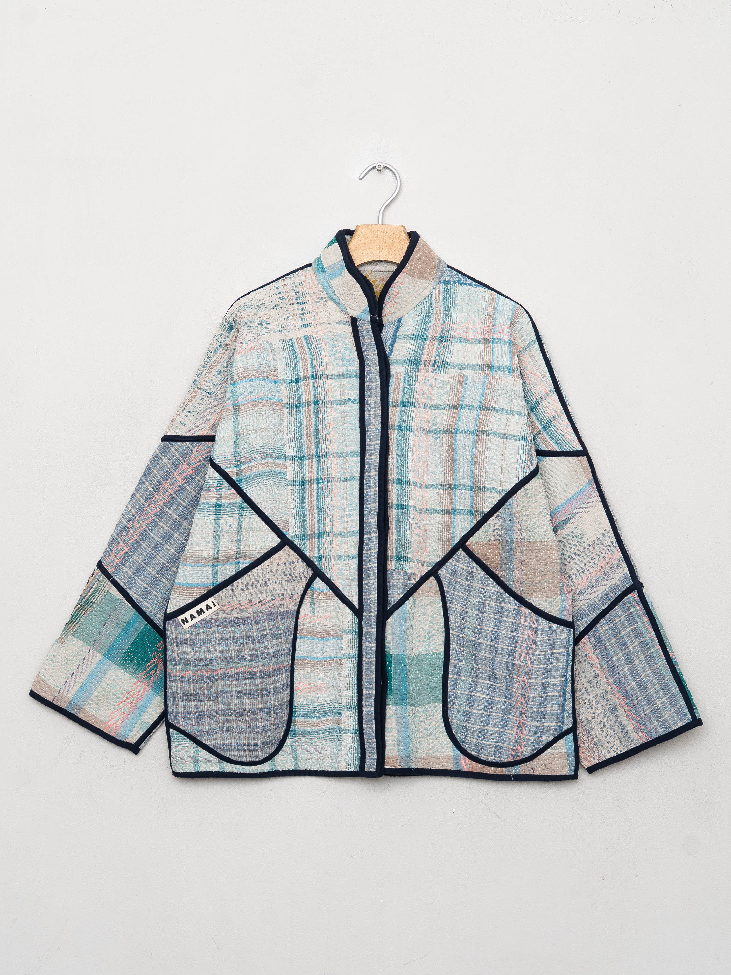The Ladhiya Quilted Patchwork Kantha Jacket