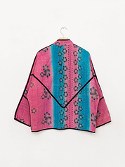 The Ladhiya Quilted Patchwork Kantha Jacket