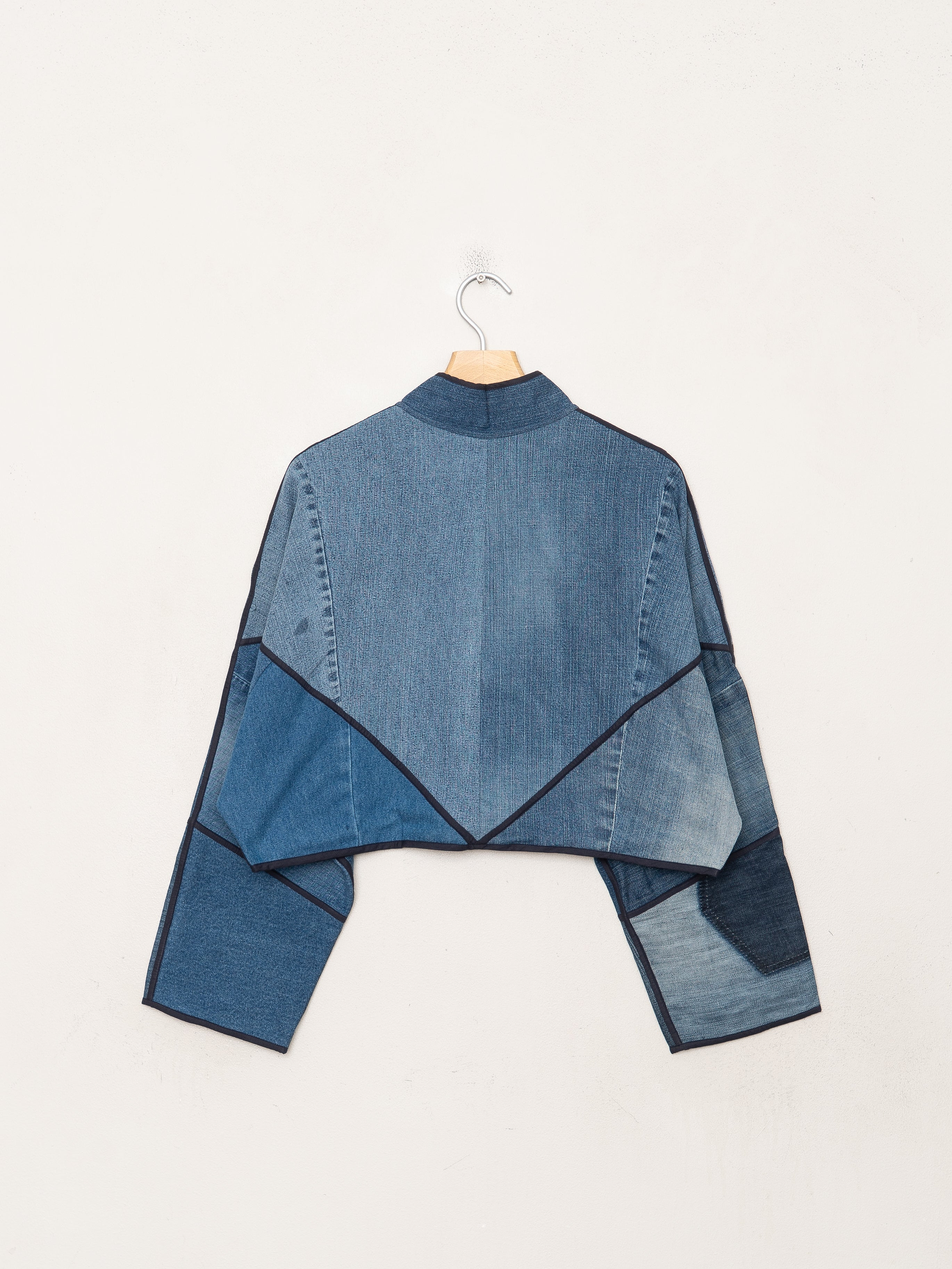The Kaira Cropped Denim Jacket - Medium
