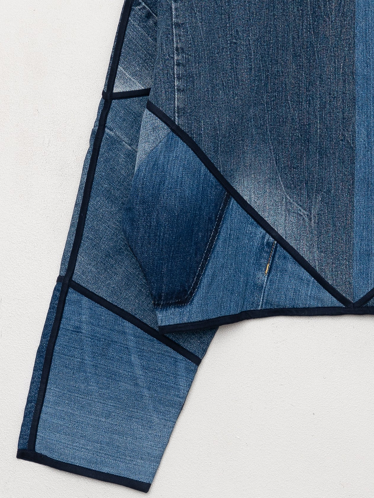 The Kaira Cropped Denim Jacket - Small