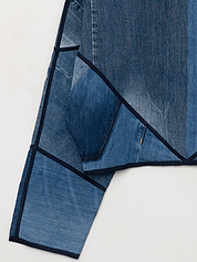 The Kaira Cropped Denim Jacket - Small