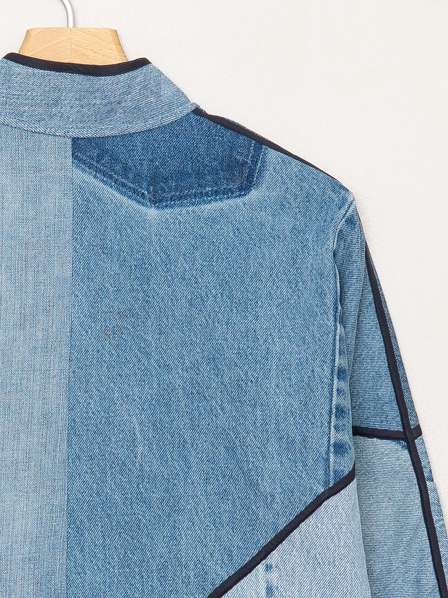 The Kaira Cropped Denim Jacket - Small