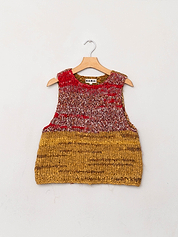 The Vishnu Knitted Vest - Small - Recycled Silk