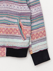 The Veda Quilted One-of-a-Kind Bomber Jacket - Small