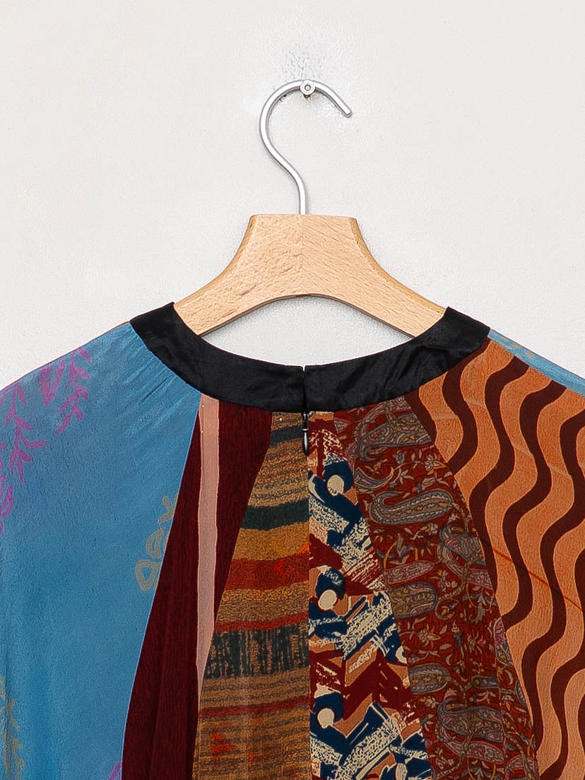 The Simmy Long Dress  - One Size - Upcycled Silk