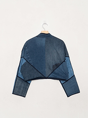 The Kaira Cropped Denim Jacket - Small