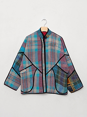 The Ladhiya Quilted Patchwork Kantha Jacket