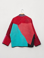 The Ladhiya Quilted Patchwork Kantha Jacket