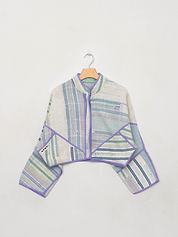 The Kaira Cropped Quilted Patchwork Kantha Jacket Wholesale