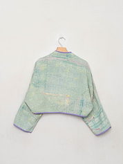 The Kaira Cropped Quilted Patchwork Kantha Jacket Wholesale