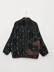 The Ladhiya Quilted Suzani Kantha Jacket