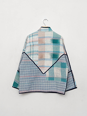 The Ladhiya Quilted Patchwork Kantha Jacket