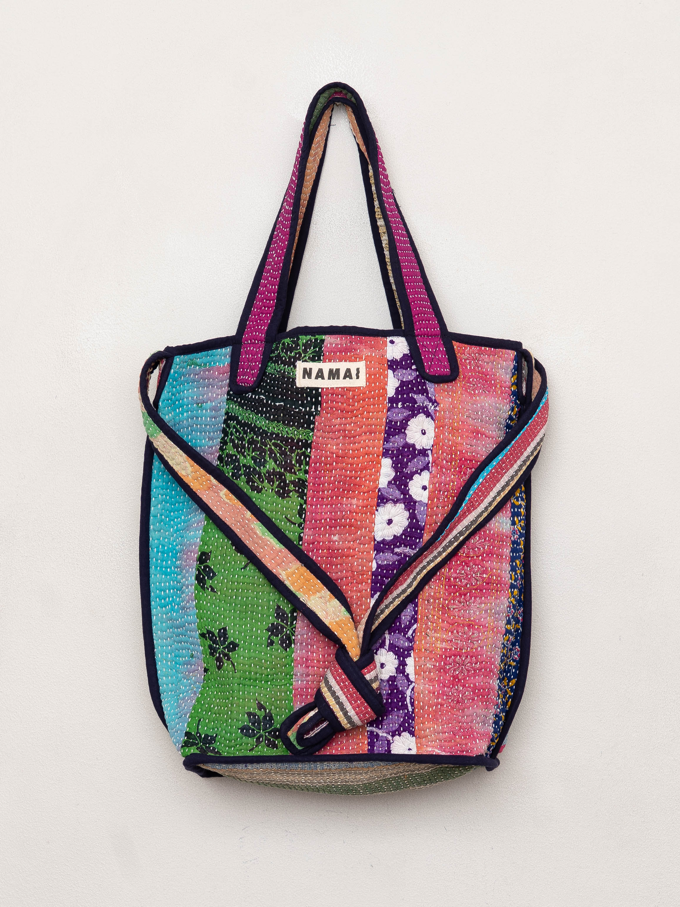 The Xoti II Zero-Waste Quilted Kantha Bag