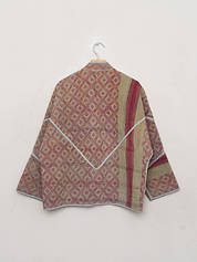 The Ladhiya Quilted Patchwork Kantha Jacket