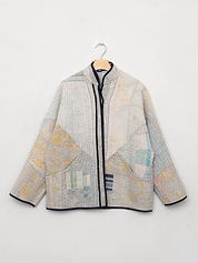The Ladhiya Quilted Patchwork Kantha Jacket