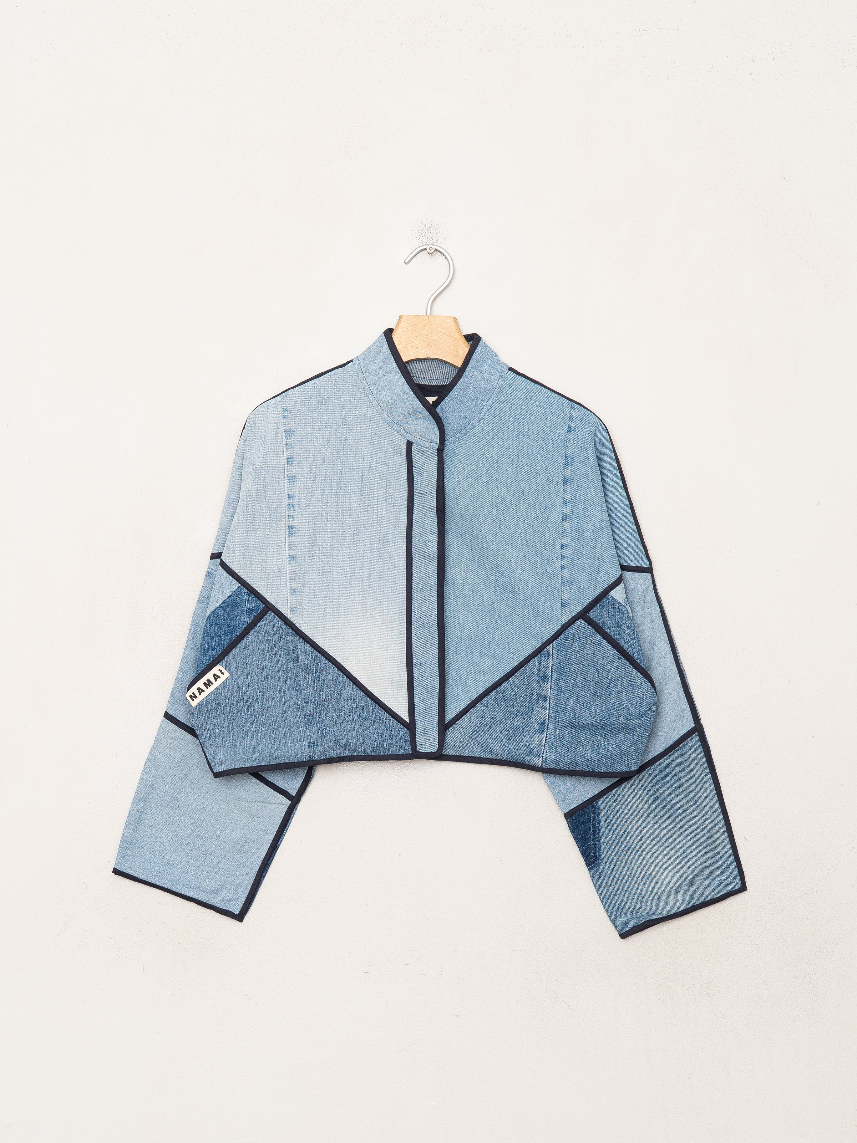 The Kaira Cropped Denim Jacket - Medium