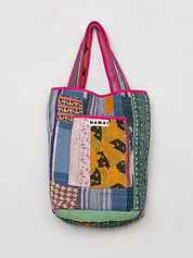 The Xoti II Zero-Waste Quilted Kantha Bag