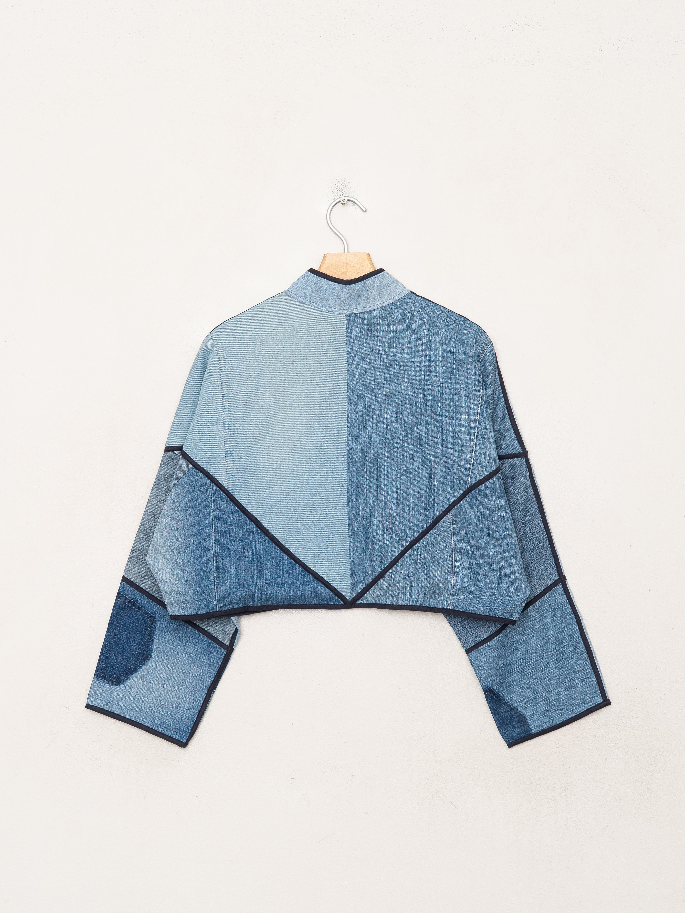 The Kaira Cropped Denim Jacket - Medium