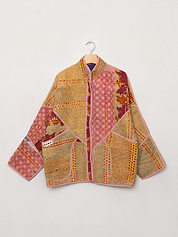 The Ladhiya Quilted Patchwork Kantha Jacket Wholesale