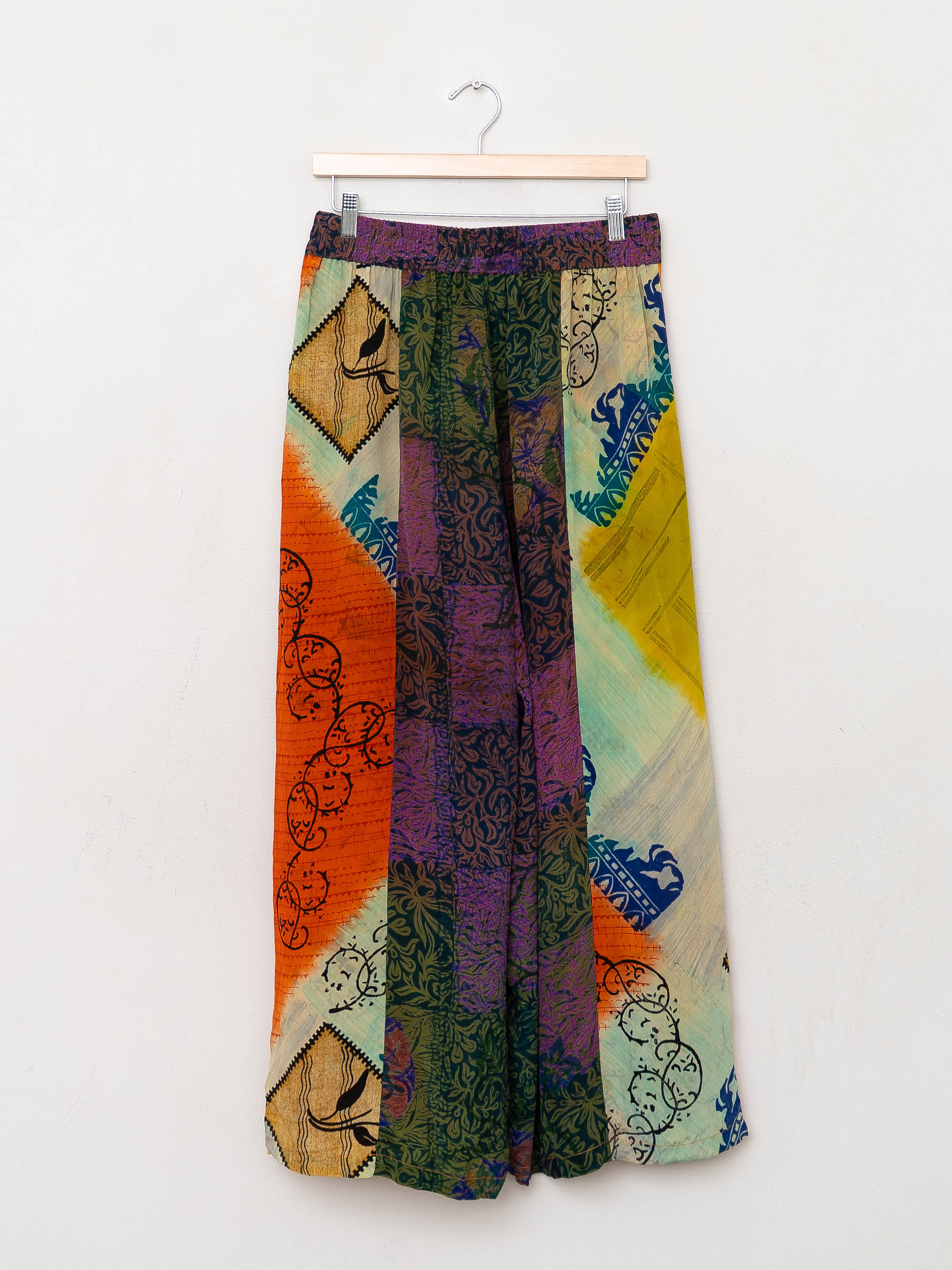 The Nayan Pant - Medium - Upcycled Silk