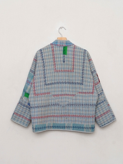 The Ladhiya Quilted Patchwork Kantha Jacket
