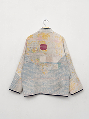 The Ladhiya Quilted Patchwork Kantha Jacket