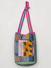 The Xoti II Zero-Waste Quilted Kantha Bag