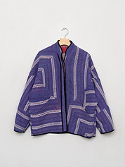The Ladhiya Quilted Patchwork Kantha Jacket