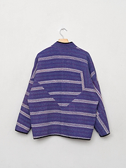 The Ladhiya Quilted Patchwork Kantha Jacket