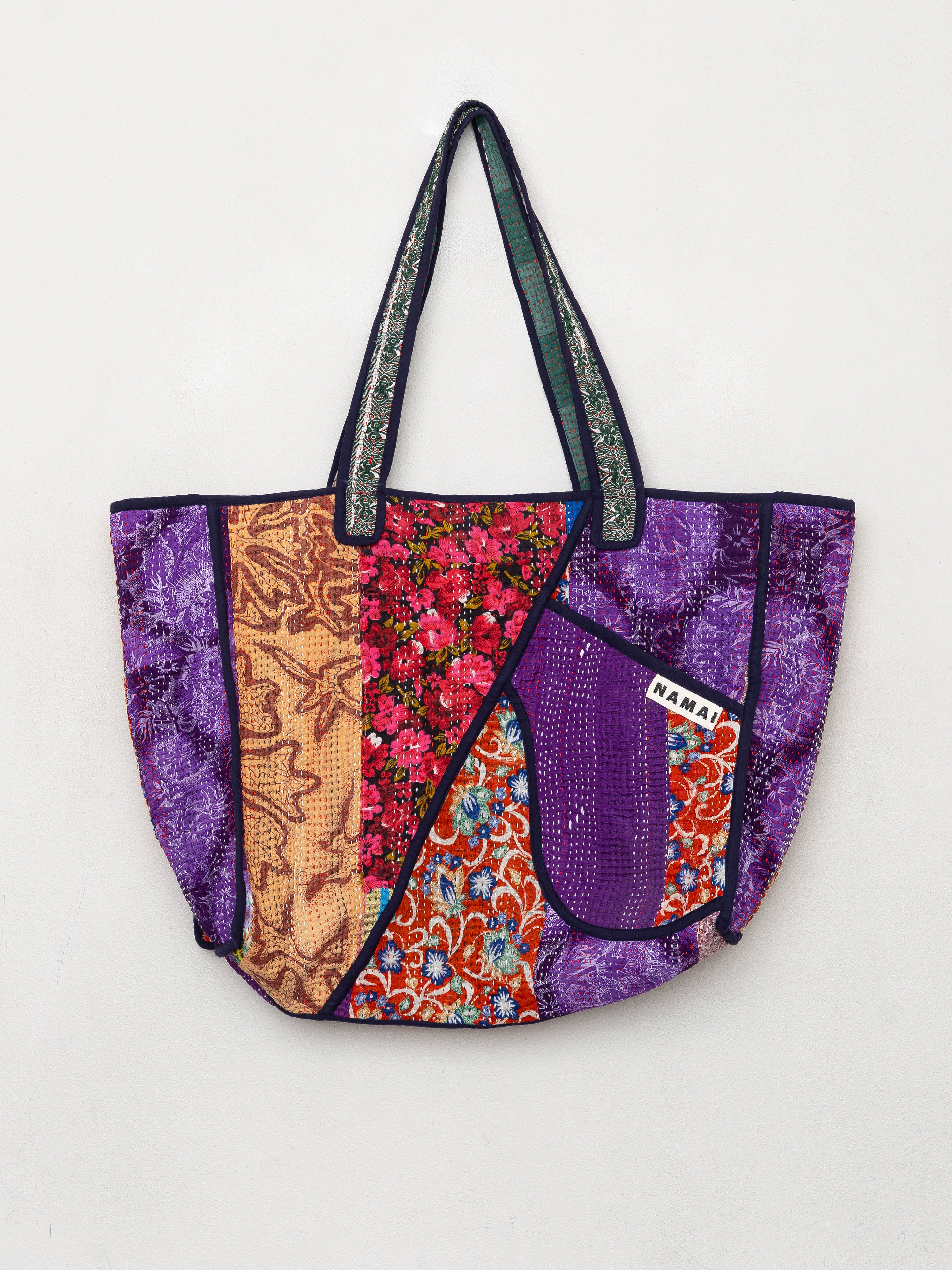 The Raksa Quilted Kantha Bag
