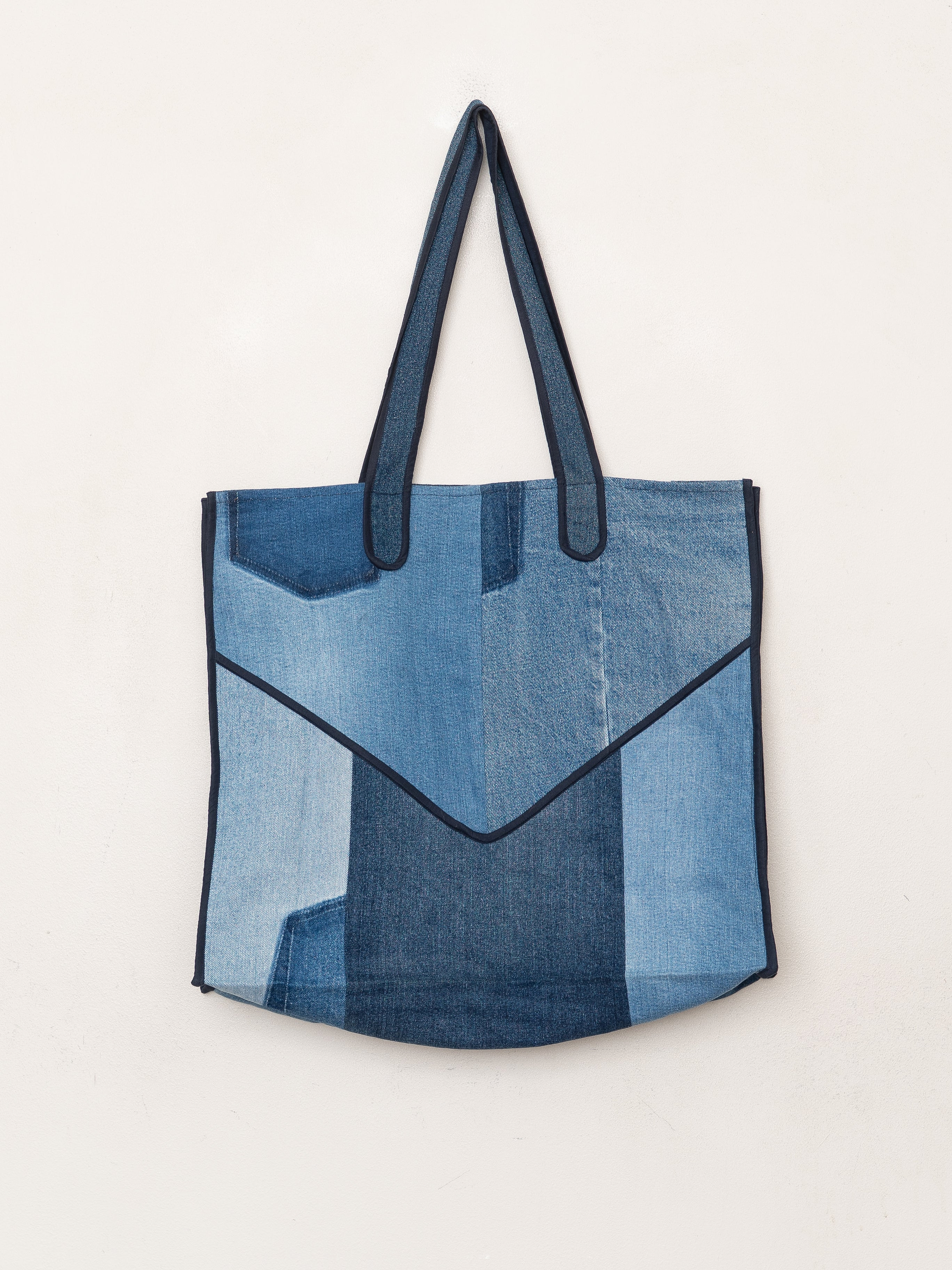 The Pasha Carryall Denim Tote Bag