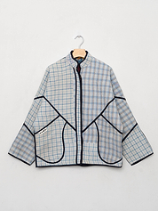 The Ladhiya Quilted Patchwork Kantha Jacket